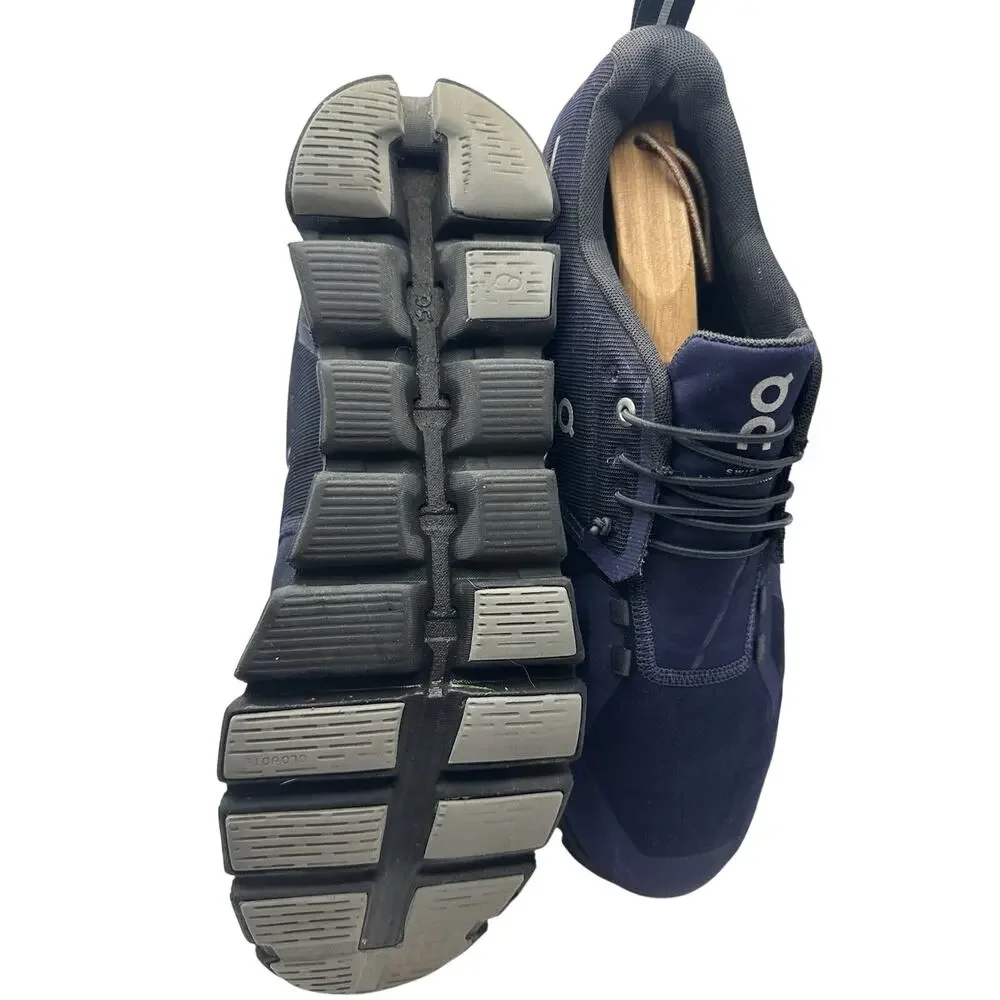 On Cloud Waterproof Running Shoes Men’s 10.5 Navy Blue Swiss Engineering